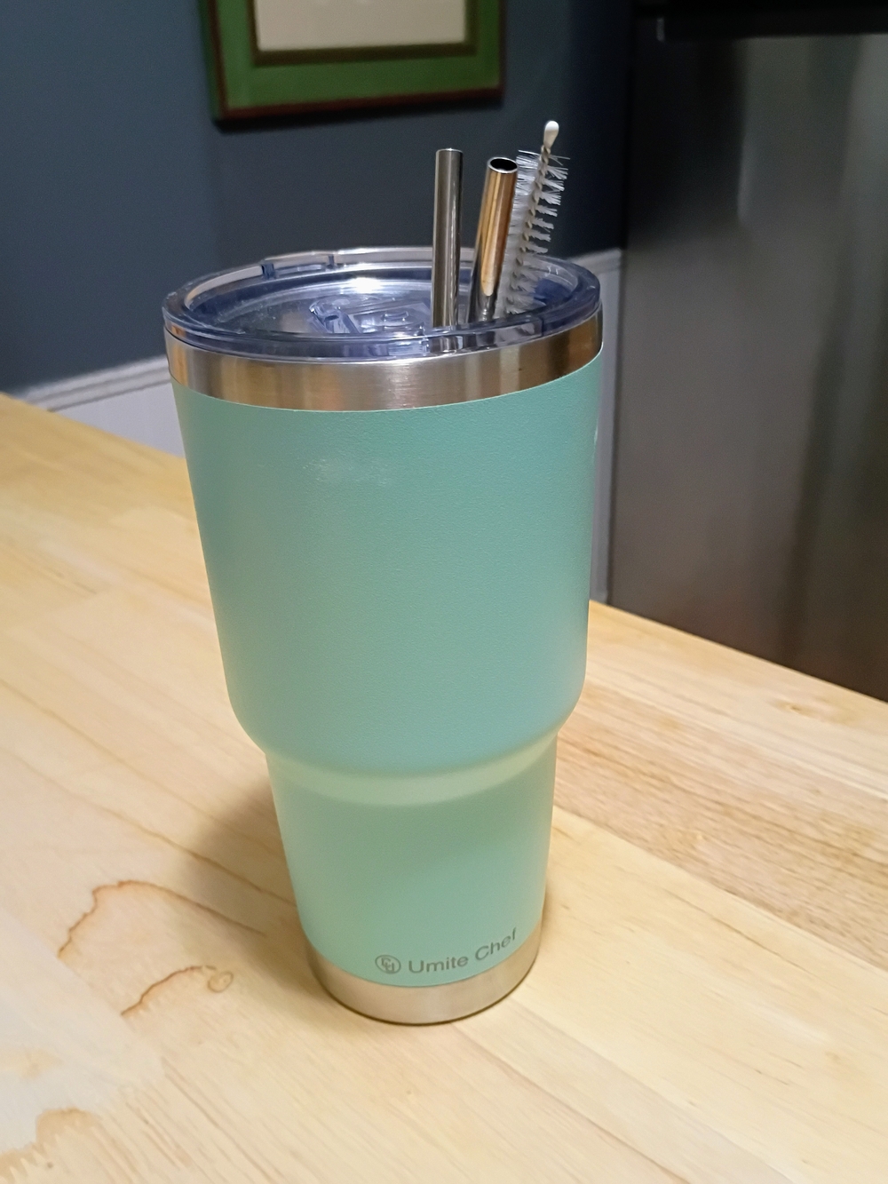 Mint Green Insulated Travel Tumbler